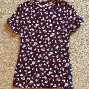 Aeropostale, flowered short sleeve T-shirt.
